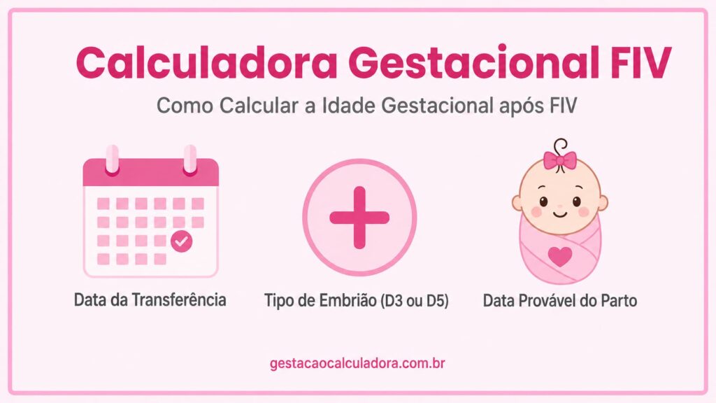 calculadora gestacional fiv como calcular idade gestacional após transferência embrionária