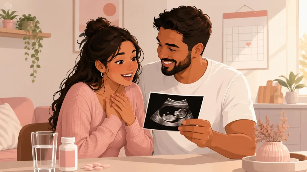 4 Semanas de Gravidez: O Que Está Acontecendo Com Você Agora 1 Mulher descobrindo gravidez positiva na 4 semanas de gravidez